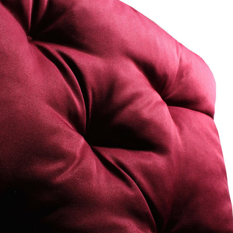 Bankauflage 2-Sitzer 120×50×10 cm Rot – bequeme Polsterauflage für Gartenbank, UV-beständig und langlebig