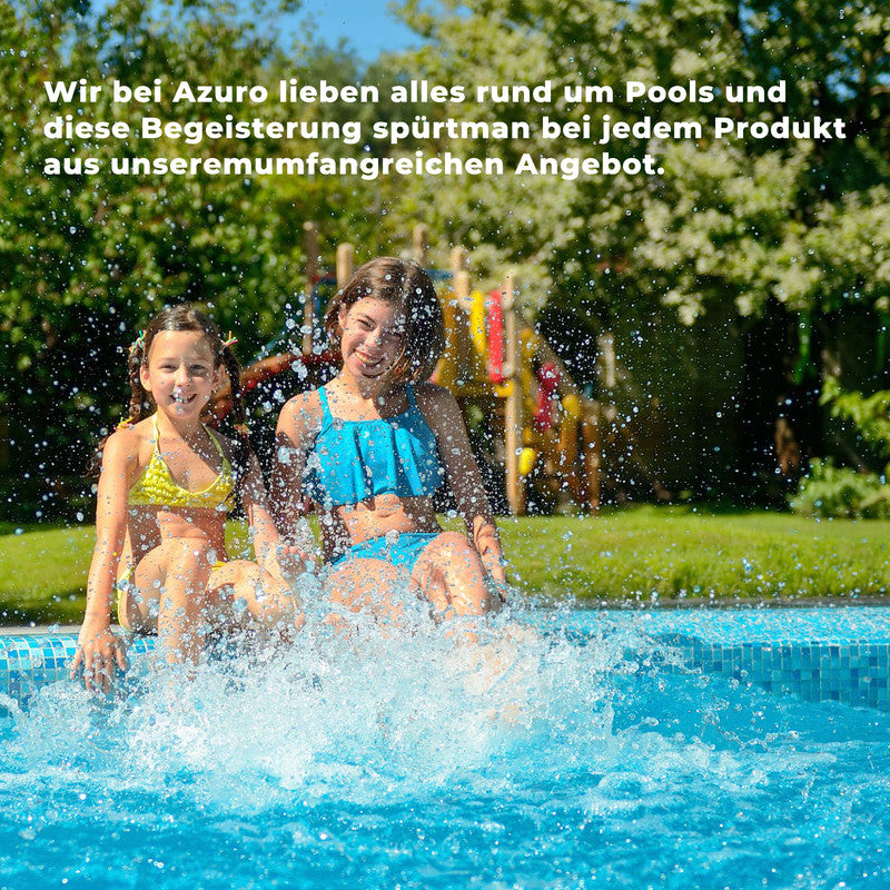 Azuro Kristallklar Pool Flockungsmittel – Wasserklärer für kristallklares Poolwasser, entfernt Trübungen & verbessert Filterleistung