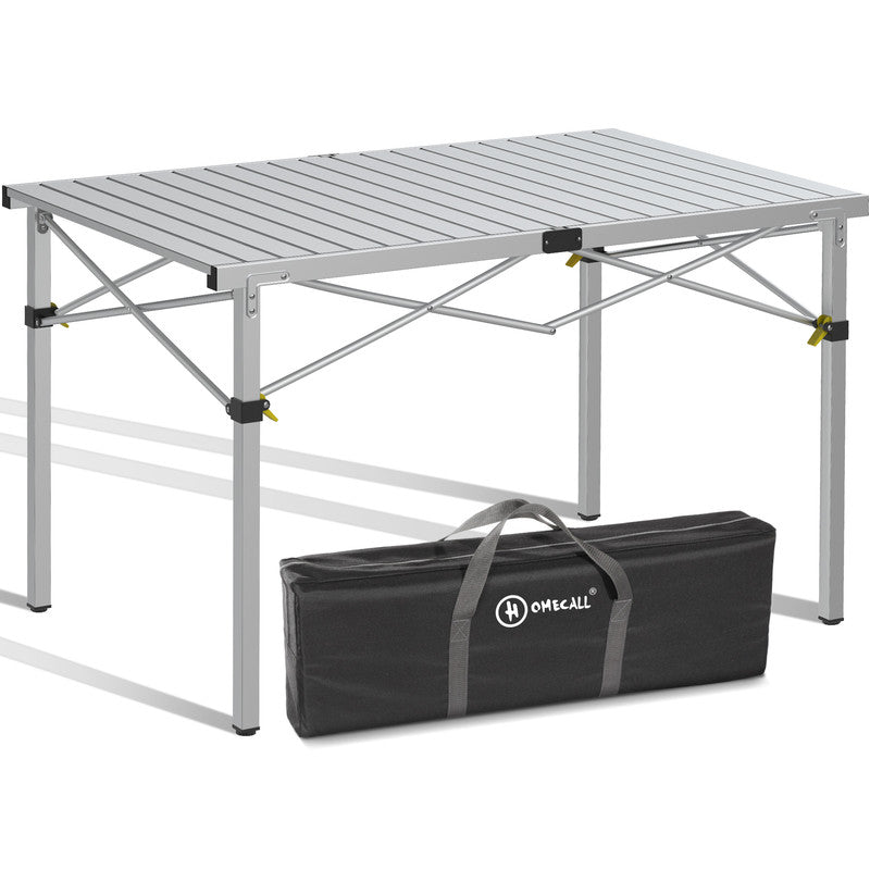 HOMECALL Campingtisch klappbar 117×70 cm – Outdoor Klapptisch Gartentisch für 4-6 Personen bis 100 kg belastbar | B-Ware Sonderposten