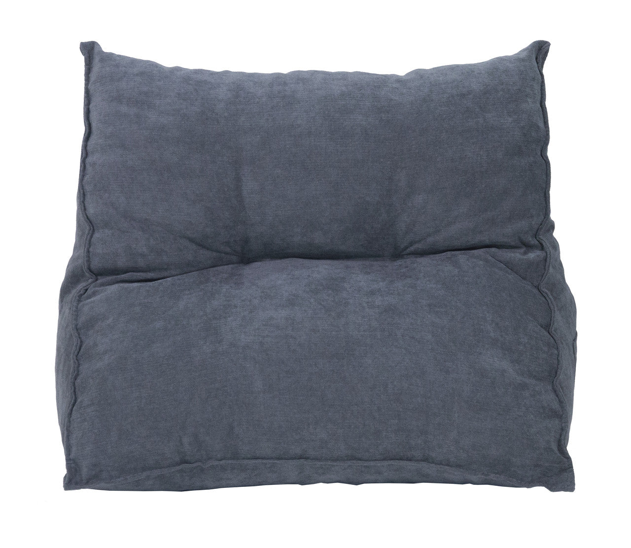 Rückenkissen Keilkissen 58×30×48 cm blau-grau – ergonomisches Palettenkissen aus Cordstoff