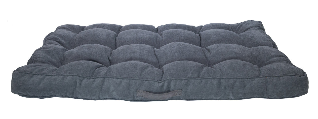 Palettenkissen 115×75×12 cm Blau-Grau – Loungekissen aus Cordstoff, bequem und formstabil