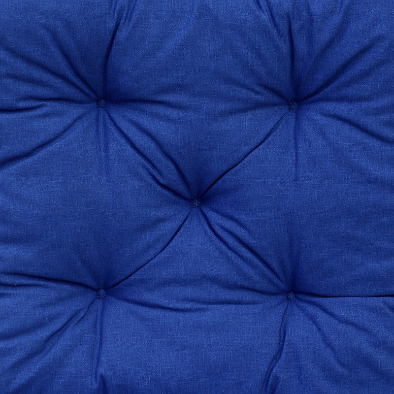 Palettenkissen Set 120x80 cm + 120x60 cm Blau – Palettenauflage mit Rückenteil, UV-beständig & formstabil