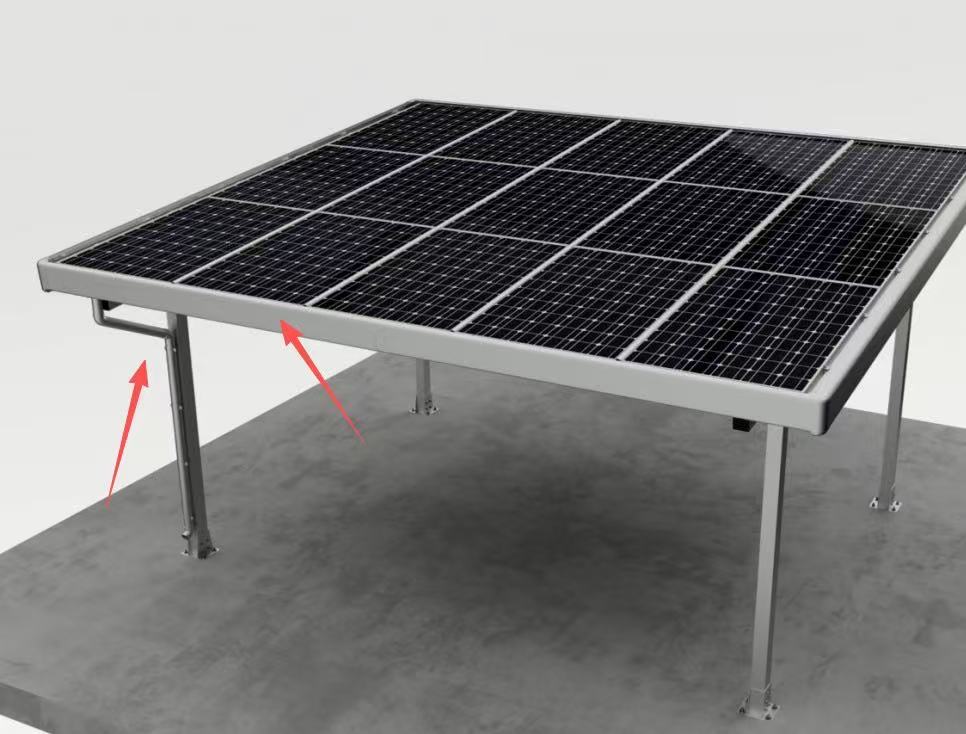 Doppelcarport Carport Gestell für 2 Autos inkl. 15 Solarmodule, Silber