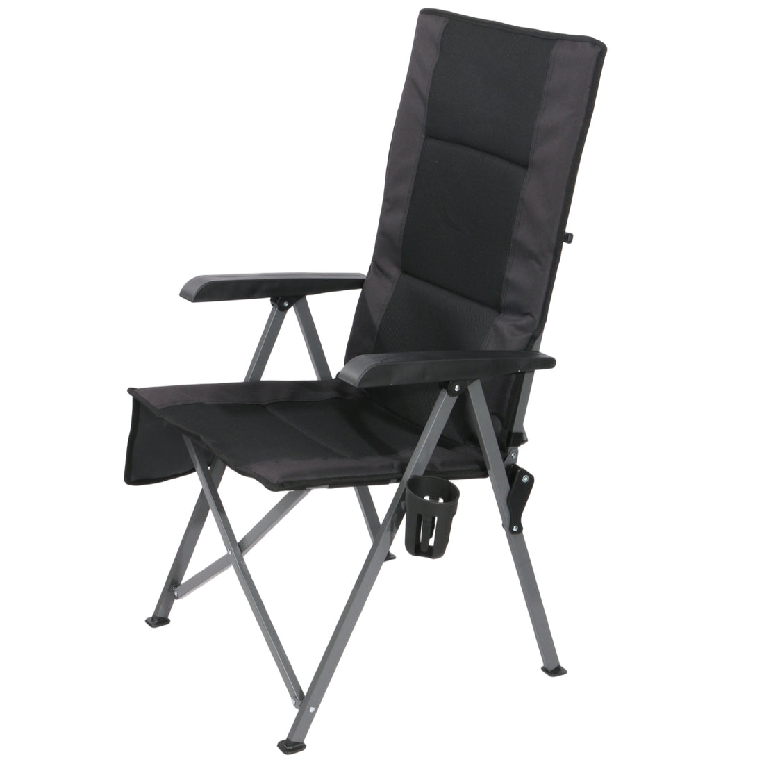 Klappbarer Campingstuhl mit 3D-Mesh-Polsterung – leichter Outdoor-Stuhl für Strand, Picknick und Garten