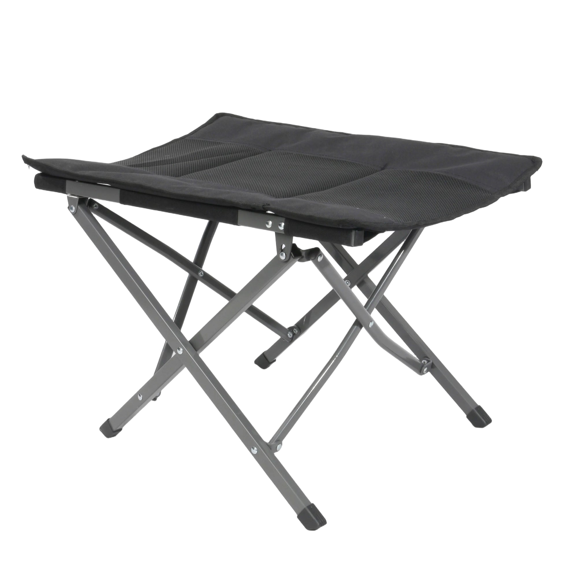 Klapphocker Camping faltbar – leichter Outdoor-Hocker mit 3D-Mesh, tragbar und stabil